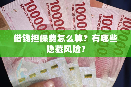 北京借钱担保费怎么算？有哪些隐藏风险？