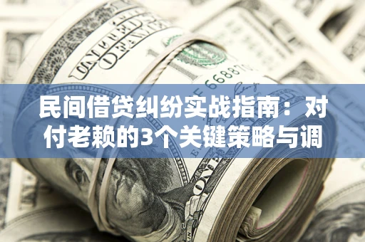 北京民间借贷纠纷实战指南：对付老赖的3个关键策略与调解盲区解析