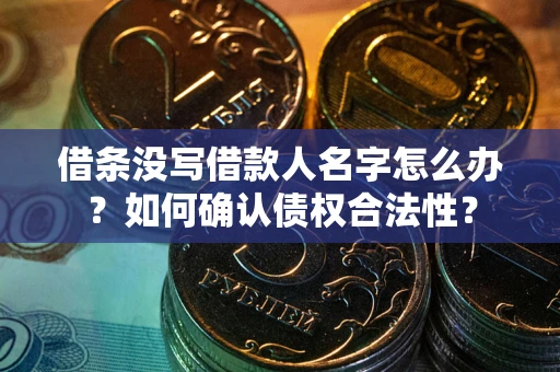 北京借条没写借款人名字怎么办？如何确认债权合法性？