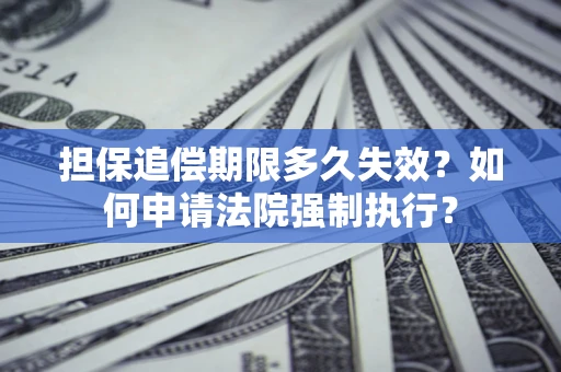 北京担保追偿期限多久失效？如何申请法院强制执行？