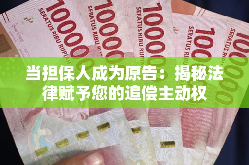 北京当担保人成为原告:揭秘法律赋予您的追偿主动权 北京当担保人成为原告:揭秘法律赋予您的追偿主动权