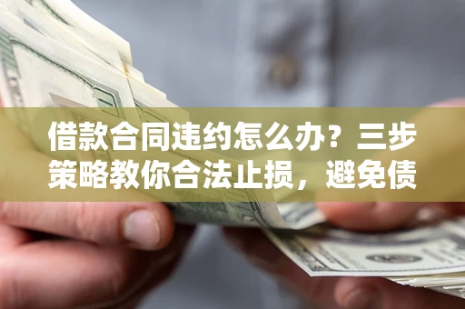 北京借款合同违约怎么办？三步策略教你合法止损，避免债务危机升级