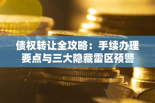 北京债权转让全攻略：手续办理要点与三大隐藏雷区预警